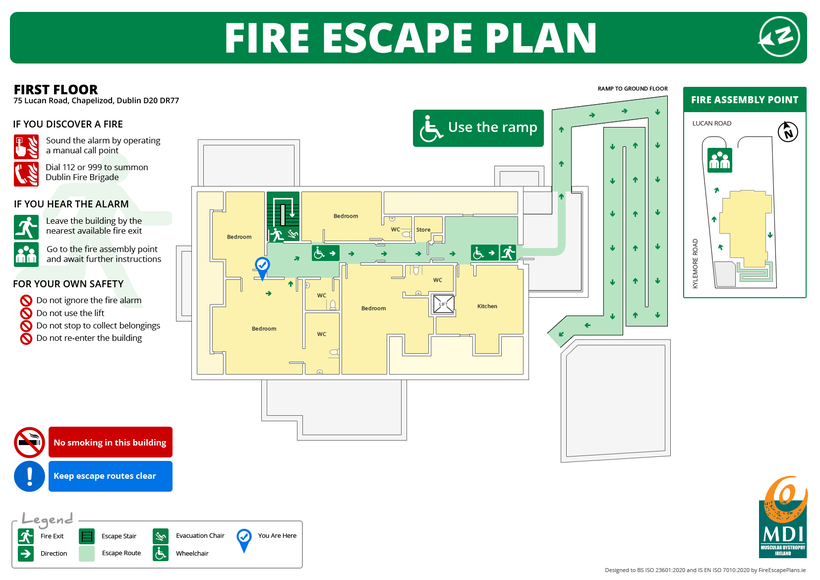Care Home Fire Escape Plan