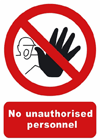 No Unauthorised Personnel Supplementary