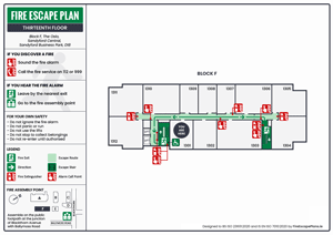 Apartment Fire Evacuation Plan