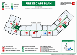 Apartment Fire Evacuation Plan