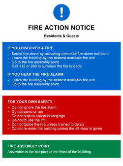 Fire Action Notice