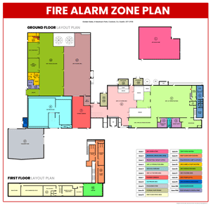 Fire Alarm Zone Chart